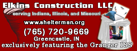 Tornado Shelter, Granger ISS, Elkins Construction, Indiana Tornado Shelter Dealer